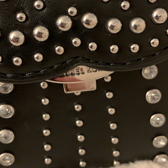 Michael Kors Studded Leather Crossbody - Picture 10 of 10